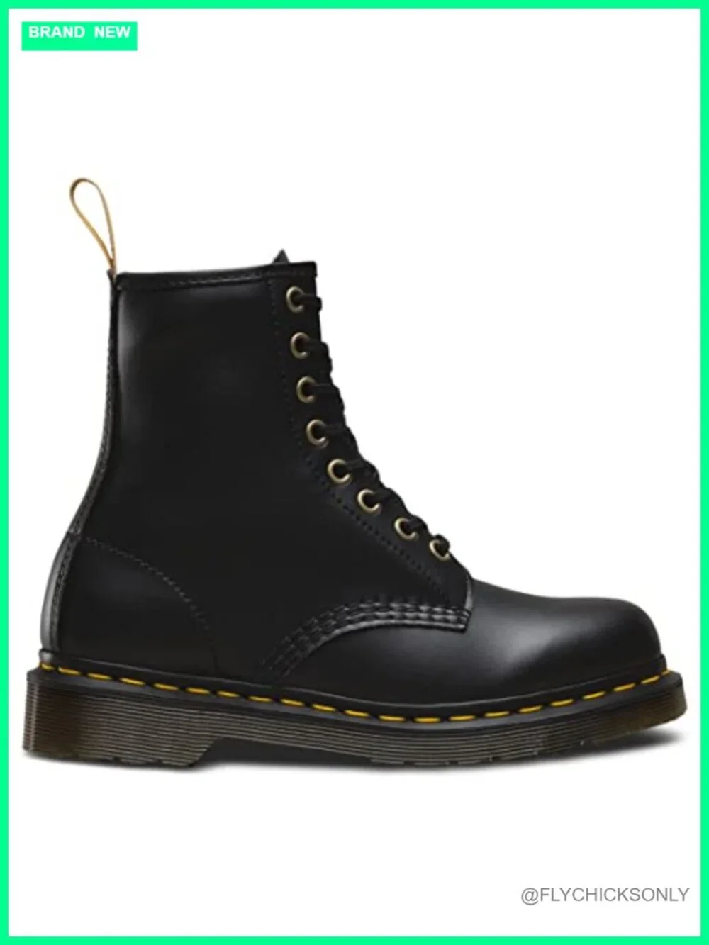 Vegan 1460 8 Eye Combat Boot Lace-Up